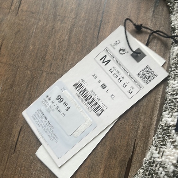 ZARA CUT OUT PLAID DRESS - Picture 6 of 15